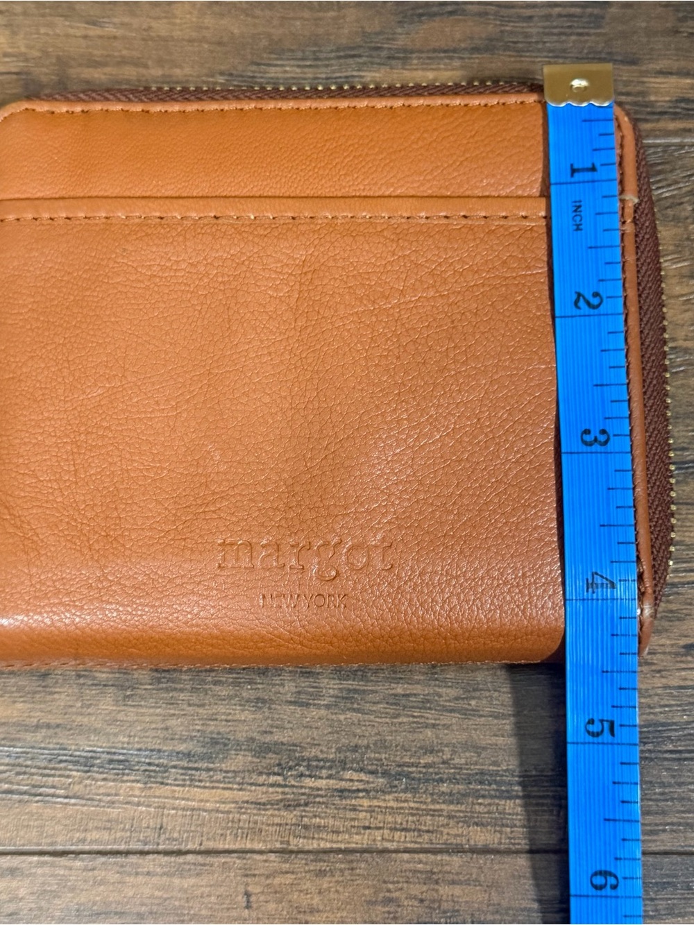 Margot Dana Small Zip Around Leather Wallet - Picture 8 of 8